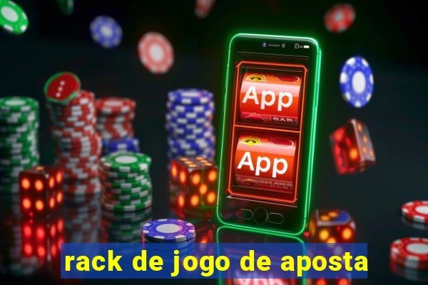 rack de jogo de aposta